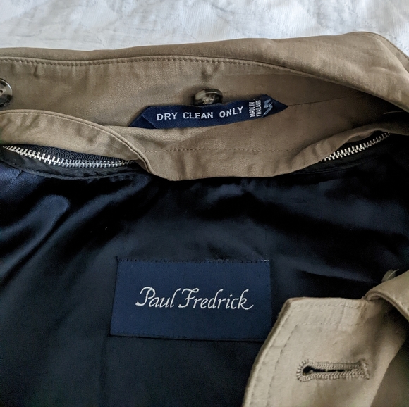 Men's Paul Fredrick Trench Coat - Picture 3 of 6